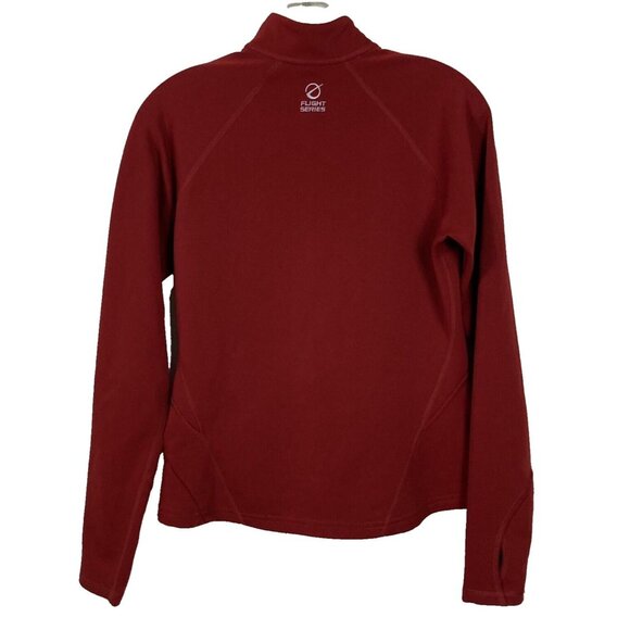 North Face Womens Size S Flight Series Half Zip Sweatshirt Zip Pocket Thumbholes - Picture 8 of 13